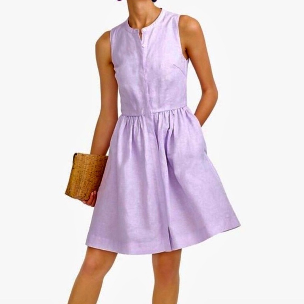 J. Crew Light Purple Sleeveless Mini Dress